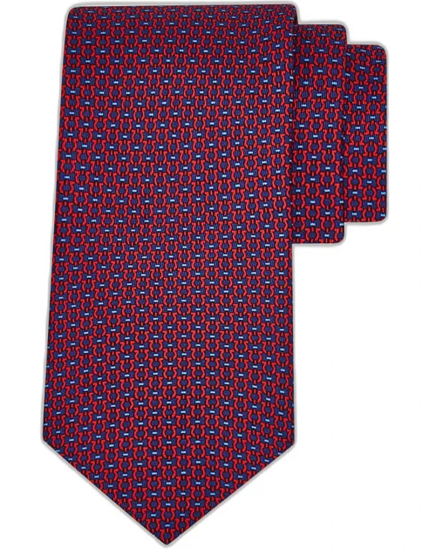 Gancio Jacquard Silk Tie