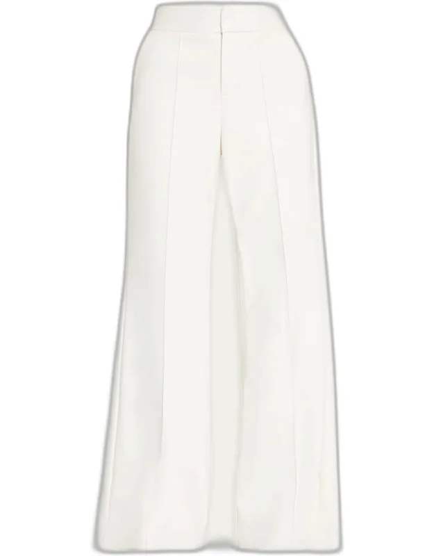 Vegan Leather Wide-leg Pants