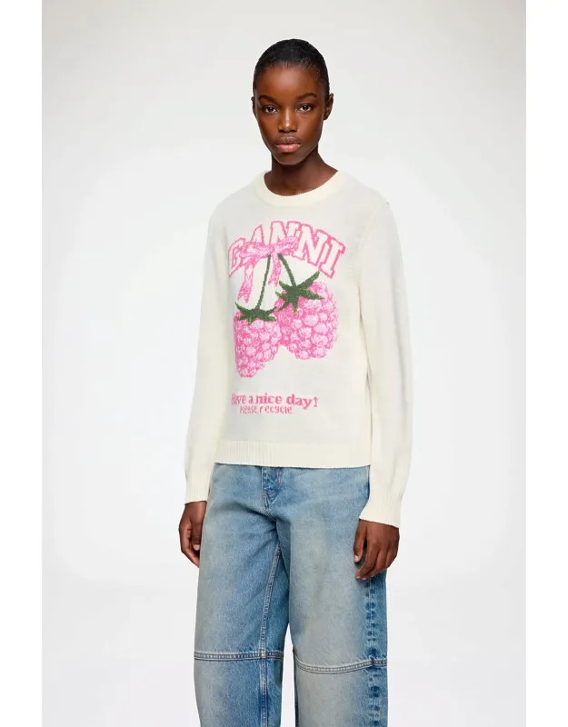 Graphic Wool Jumper