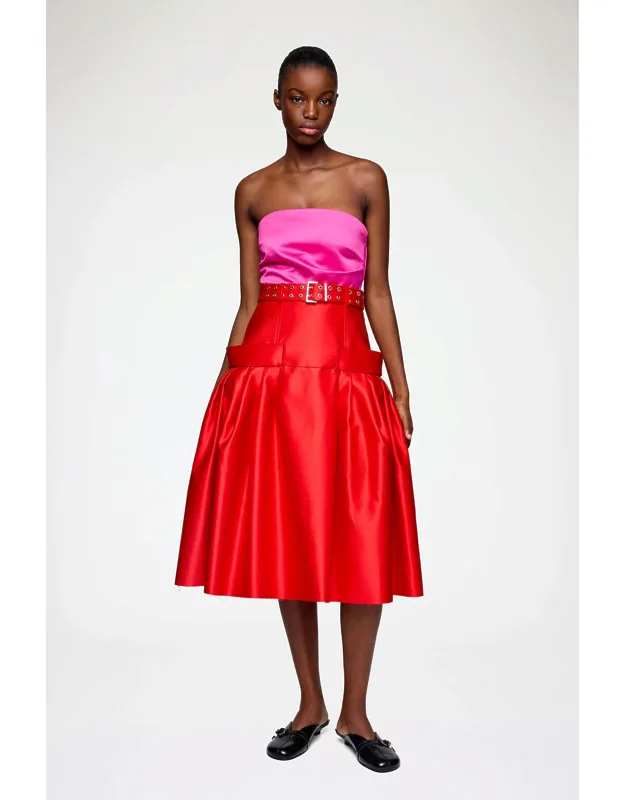 Skirt In Duchesse Satin