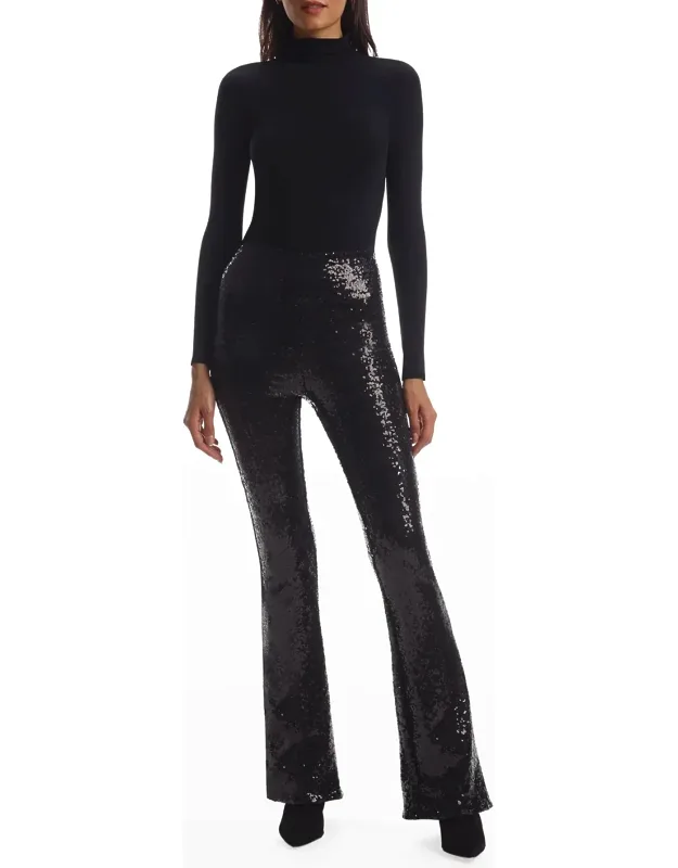 Sequin Flare High-rise Leggings