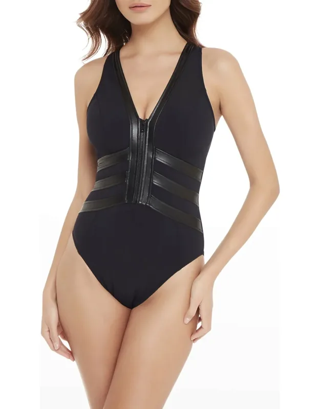 Moto Chic One-piece Swimsuit