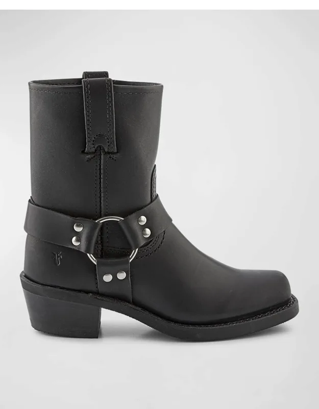 Short Harness Moto Boots