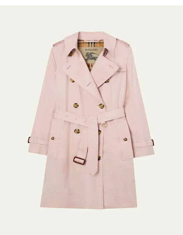 Belted Double-breasted Trench Coat