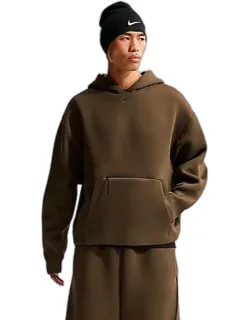 Nike Tech Ergo Fleece Pullover Hoodie With Roomy Hood And Reflective Details