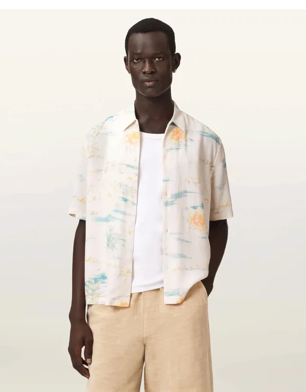 Breezer Boxy Short Sleeve Printed Shirt