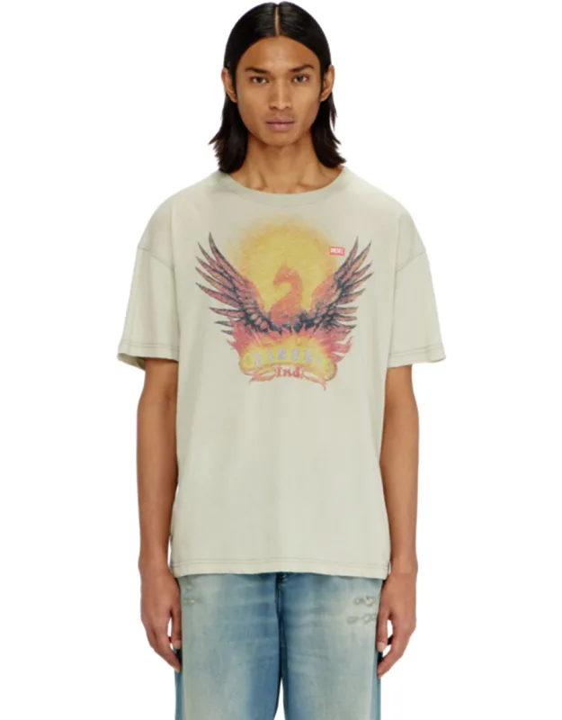 Regular T-shirt With Phoenix Print