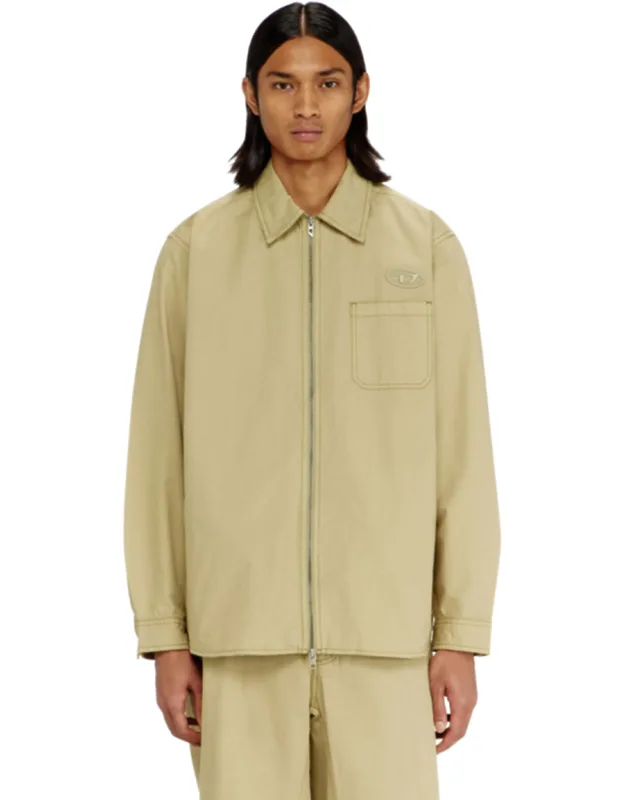 Ripstop Shirt With Zip Closure