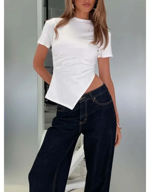 Ruched Waist Tee