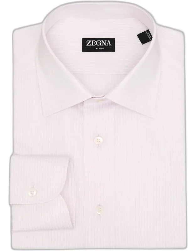 Micro-stripe Trofeo Cotton Dress Shirt