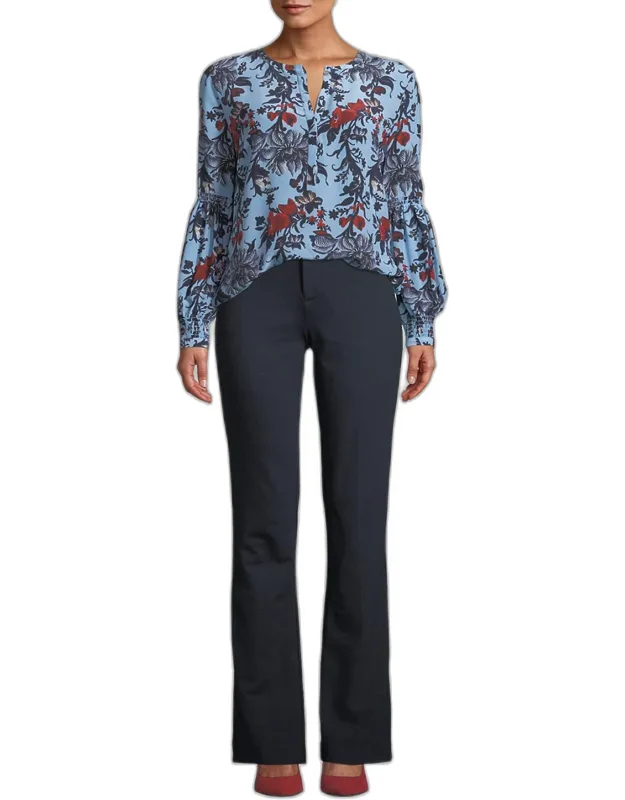 Riley Plant Fashion Slim Trousers