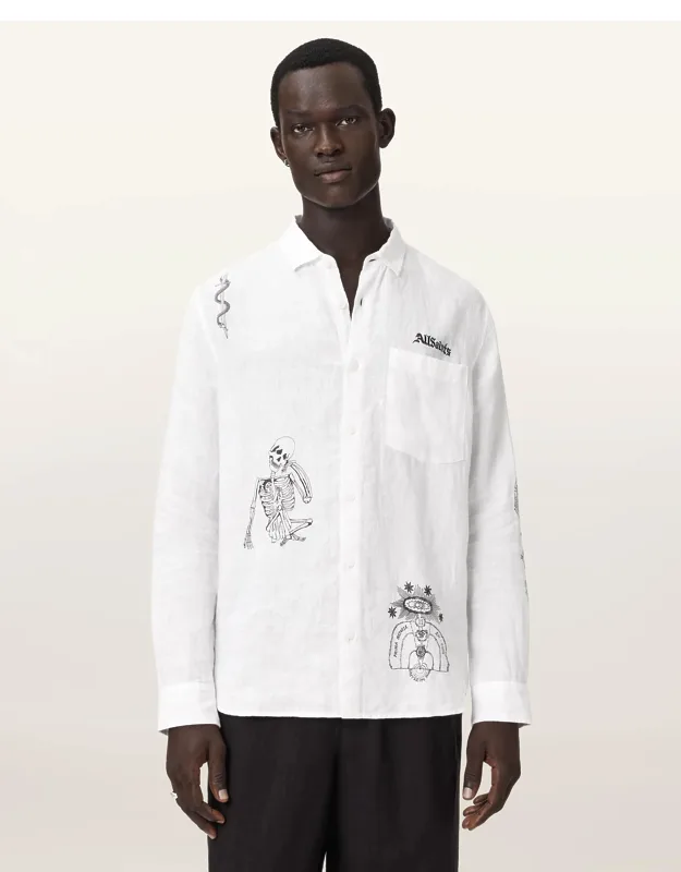 Terror Long Sleeve Linen Shirt