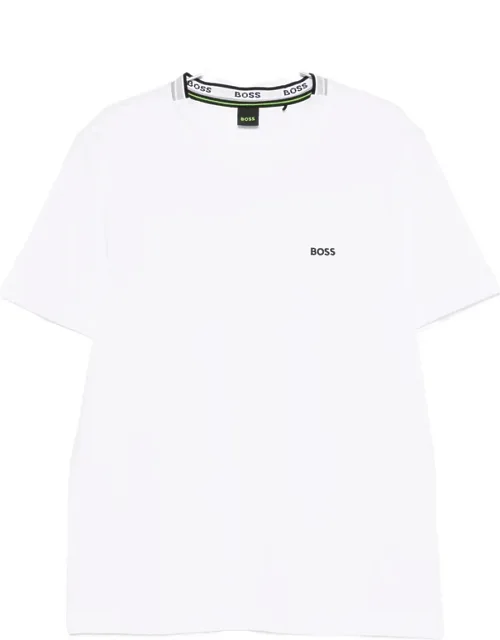 Logo-embroidered T-shirt