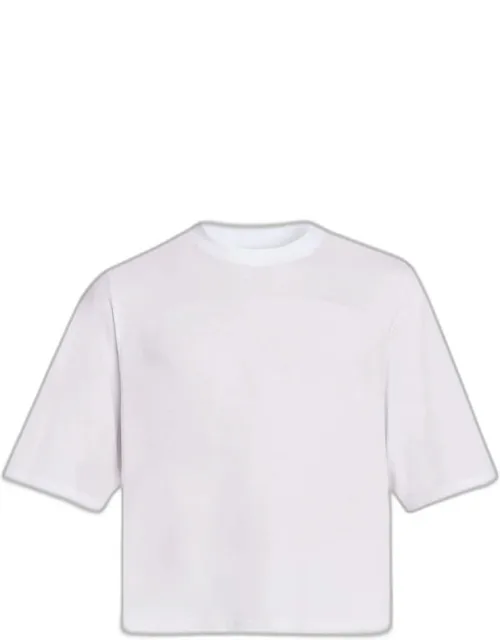 Cotton Jersey Foulard-print Crewneck T-shirt