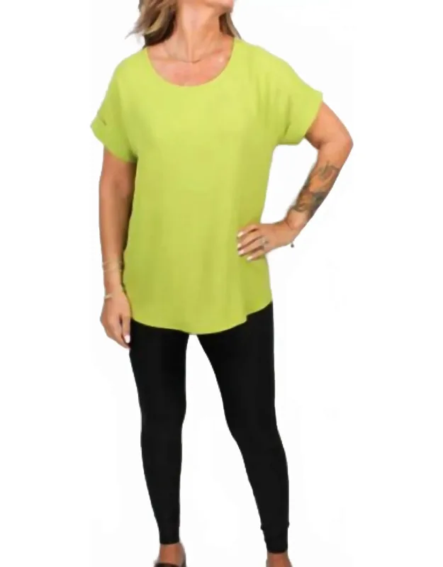 Cuffed Sleeve Top