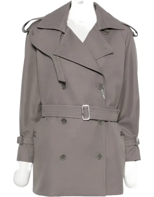 Cacio Double-breasted Belted Trench Coat