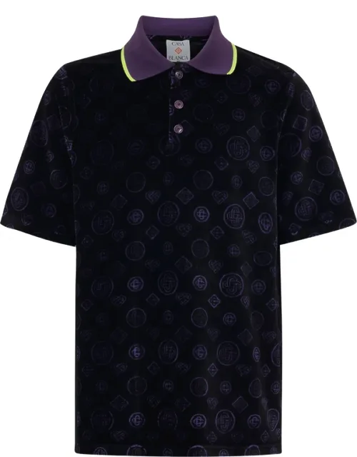 Monogram-pattern Polo Shirt