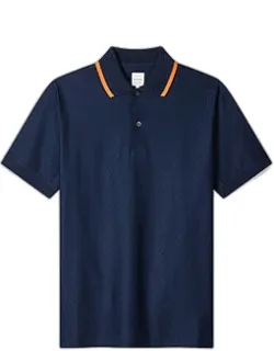 Textured Cotton Polo Shirt