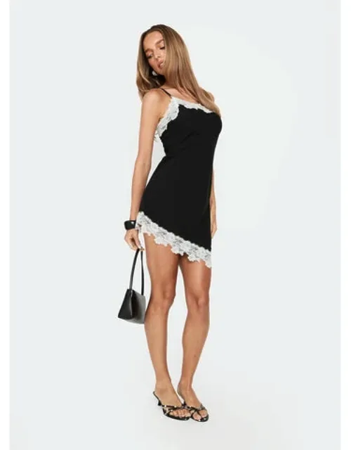 Esadora Lace Asymmetrical Mini Dress