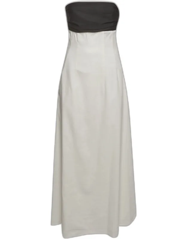 Cotton Strapless Dress