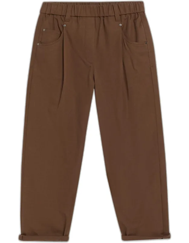 Slim-leg Ankle Pull-on Pants