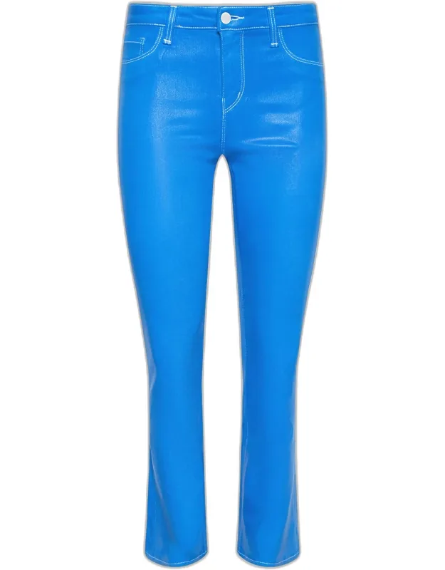 High-rise Cropped Micro Bootcut Jeans