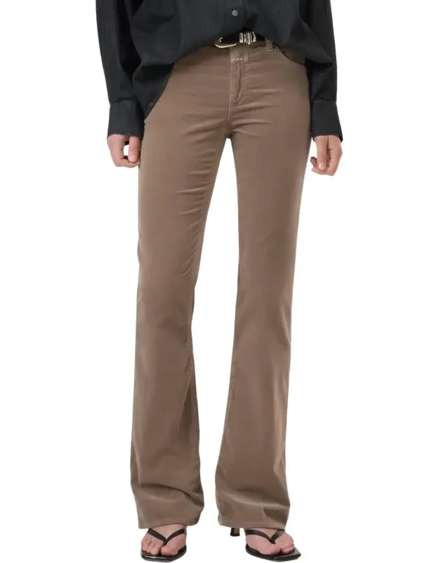 Flared Velvet Pants