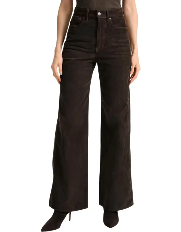 Corduroy Wide-leg Pants