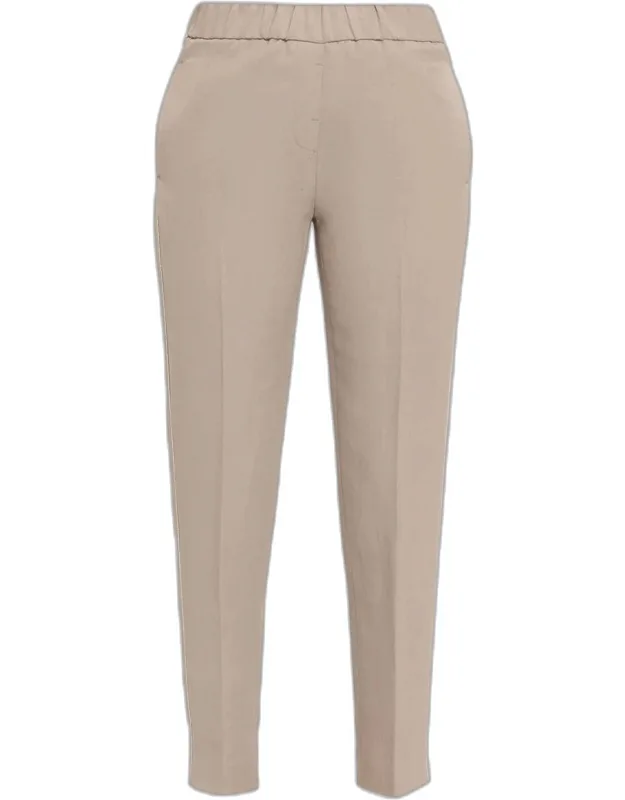 Cropped Slim-fit Pants