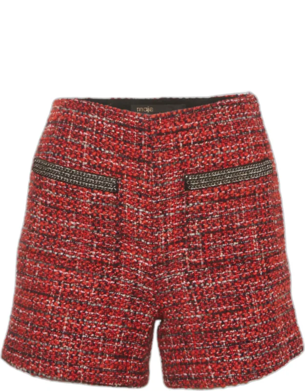Tweed Mid Rise Shorts