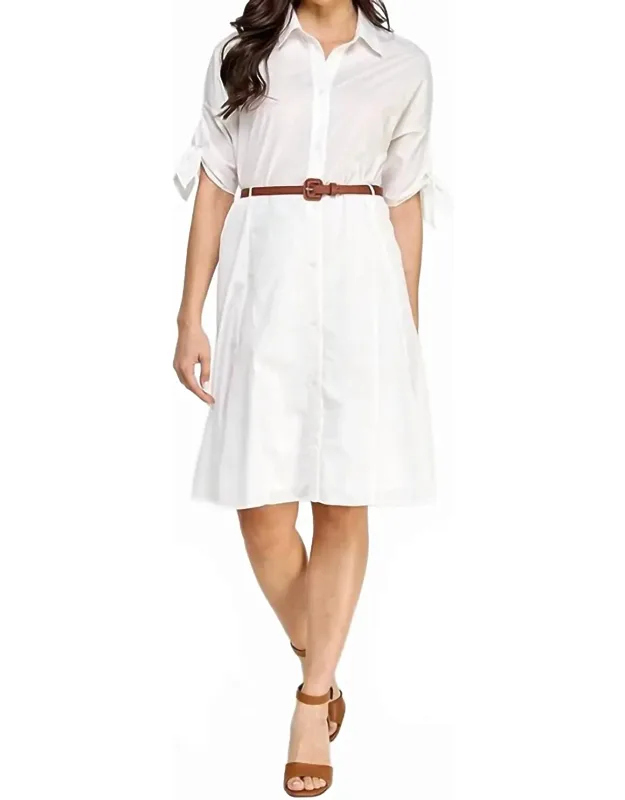 Belted Mini Dress