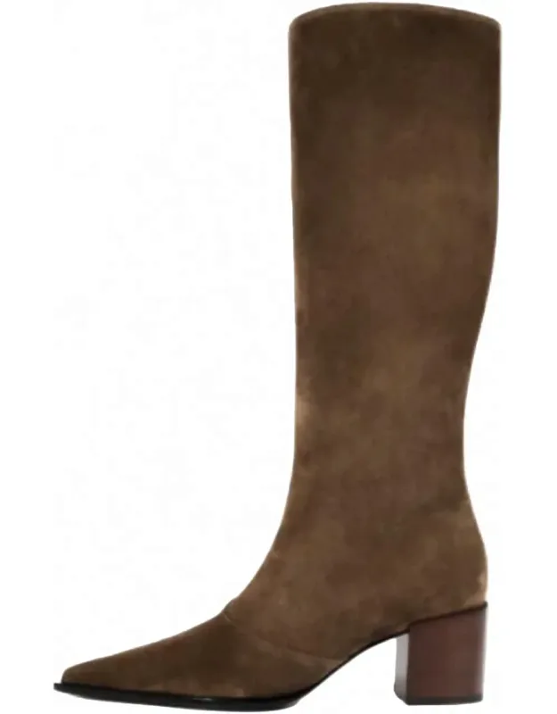 Raffaela Up Mid Suede Boots