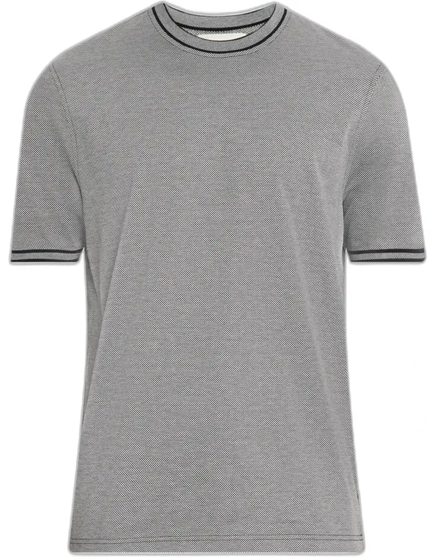 Micro-check Jersey Performance T-shirt