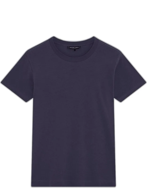 Dinis Cotton And Linen Crewneck T-shirt