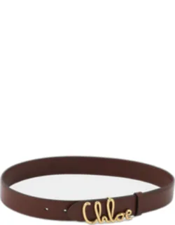 Iconic Logo Leather Belt