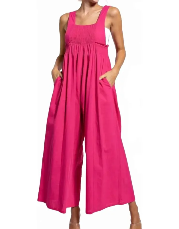 Smocked Jumpsuit