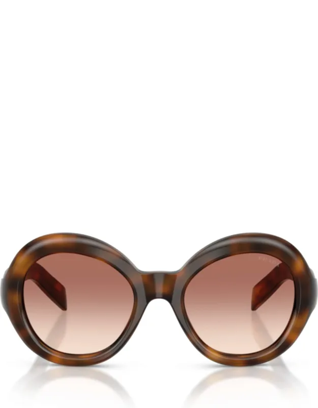 Large Round Tortoiseshell Sunglasses