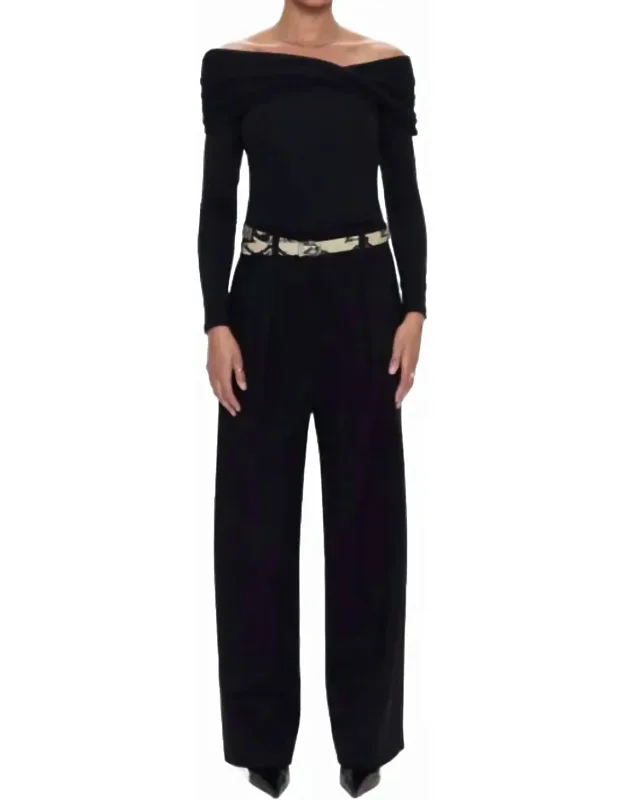 Eden Pleated Barrel Trousers