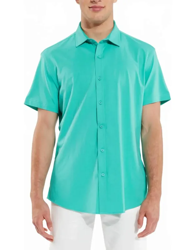 Knit Stretch Short Sleeve Shirt