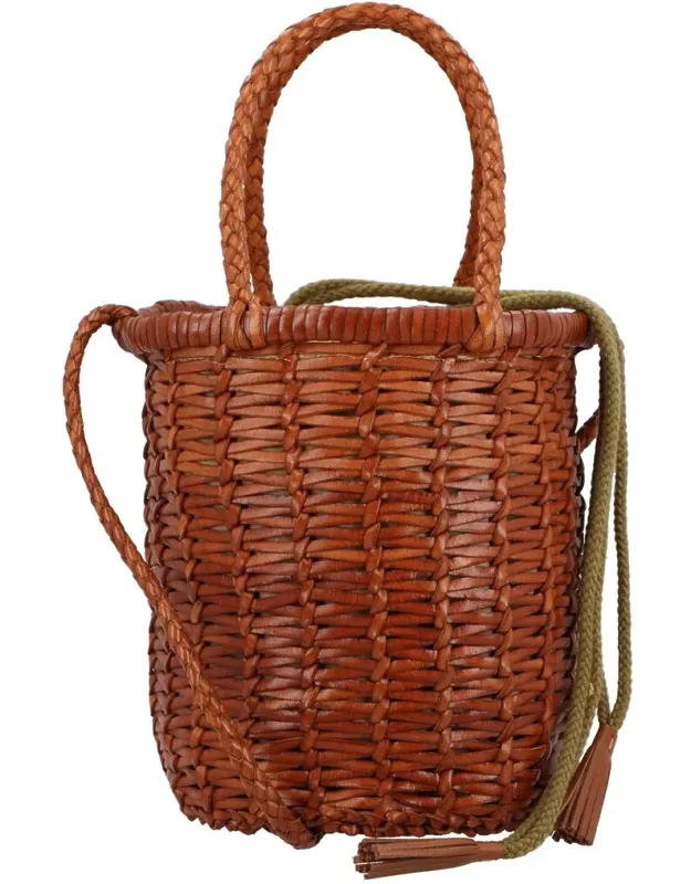 Lina Leather Bucket Bag