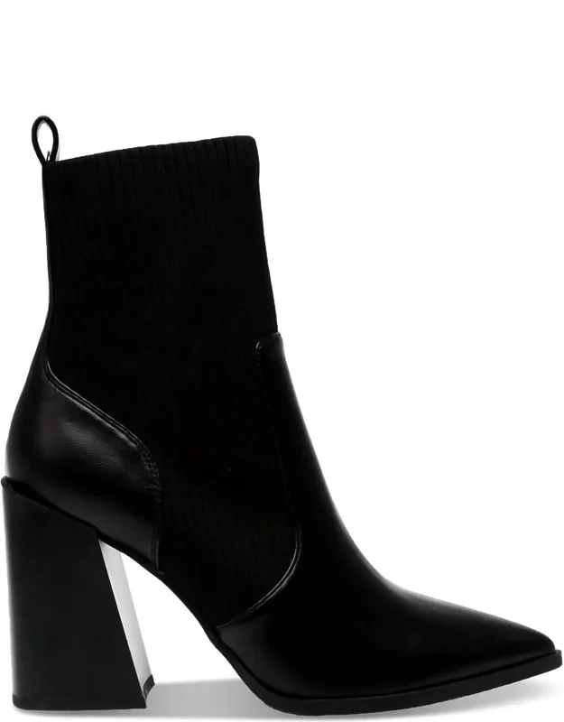 Trinity Pointed-toe Pull-on Knit Dress Booties