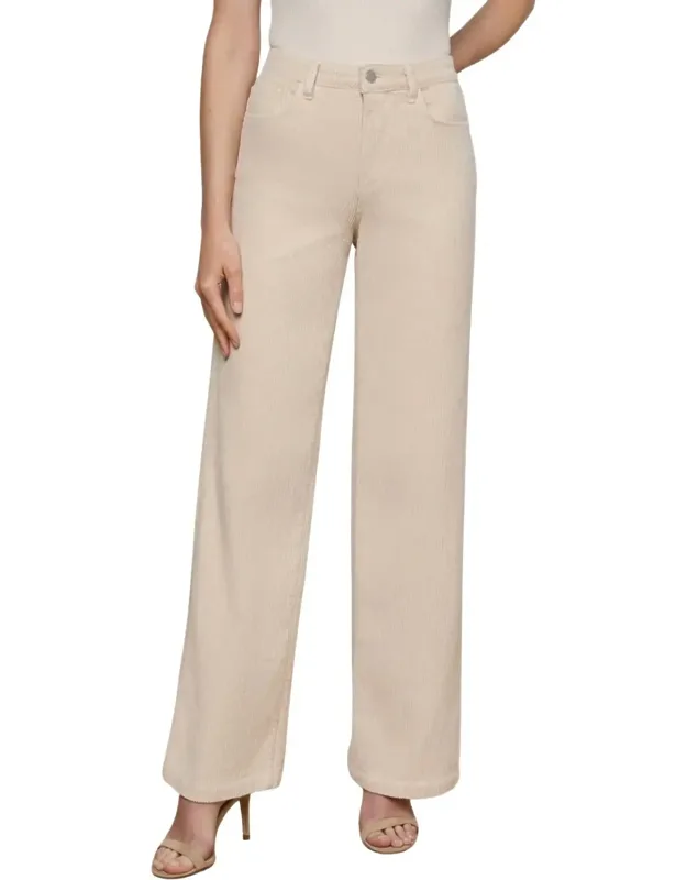High Rise Wide Leg Corduroy Pants
