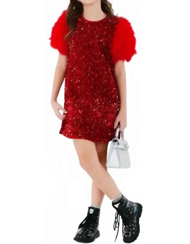 Feather Party Dress