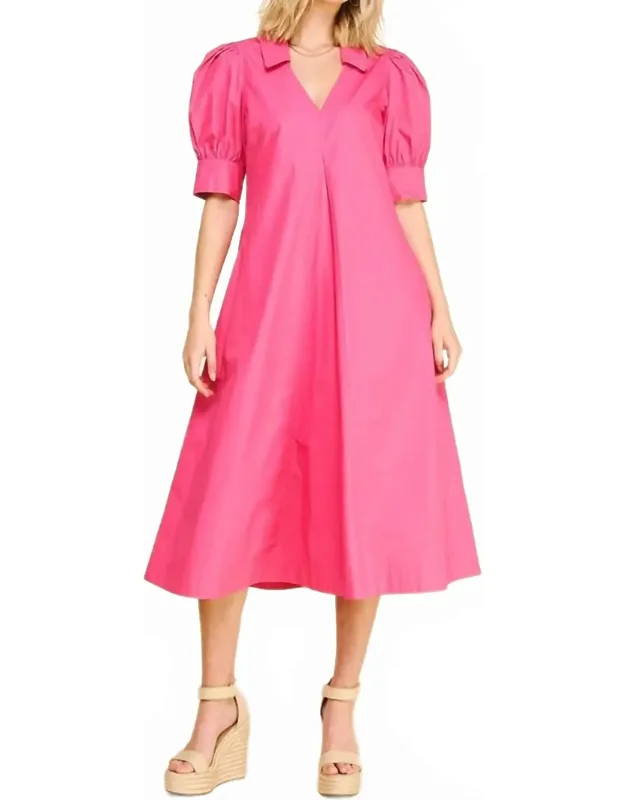 Cotton Midi Dress