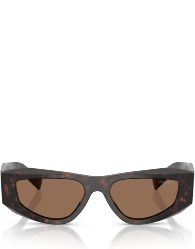 Bold Angular Tortoiseshell Sunglasses
