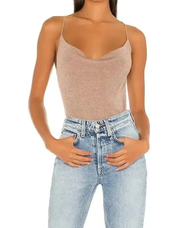 Shimmer Cowl Cami Top