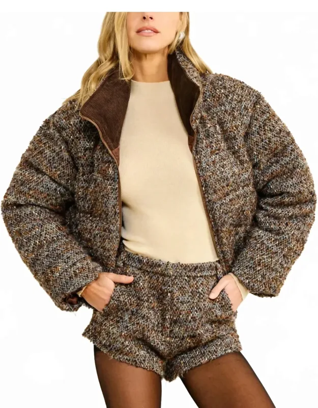 Clyde Long Sleeve Puffer Jacket
