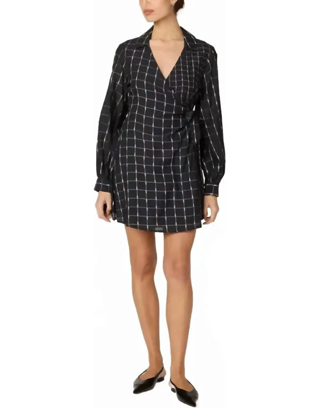 Mini Dress In Checkered