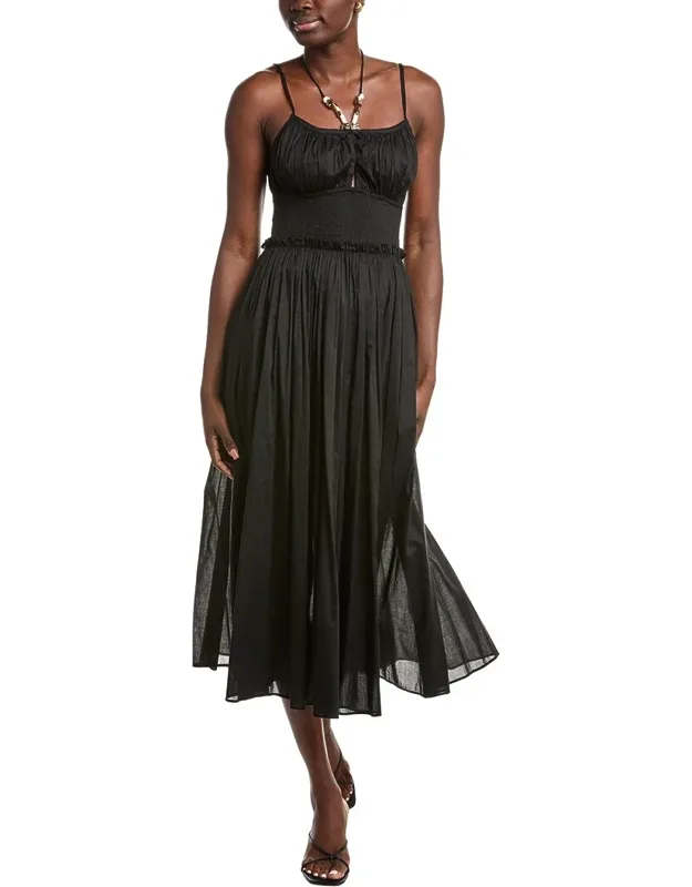 Halter Neck Midi Dress