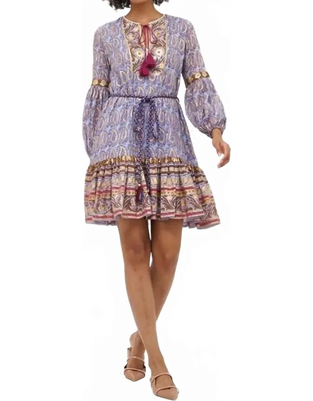 Balloon Sleeve Flirty Mini Dress